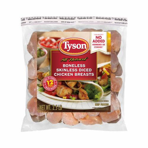 Tyson® Boneless Skinless Diced Chicken Breasts