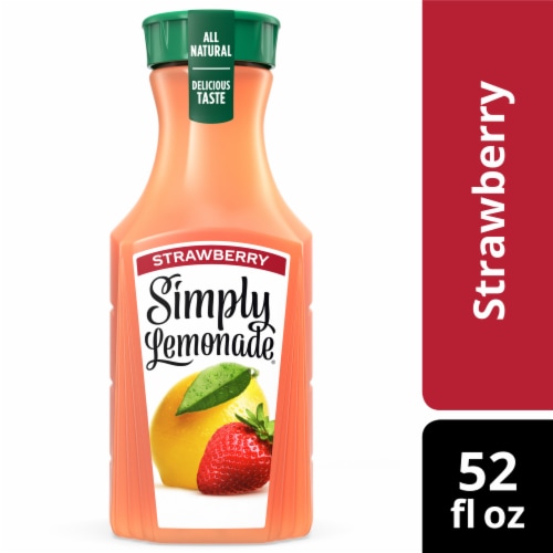 Simply® Lemonade with Strawberry Bottle