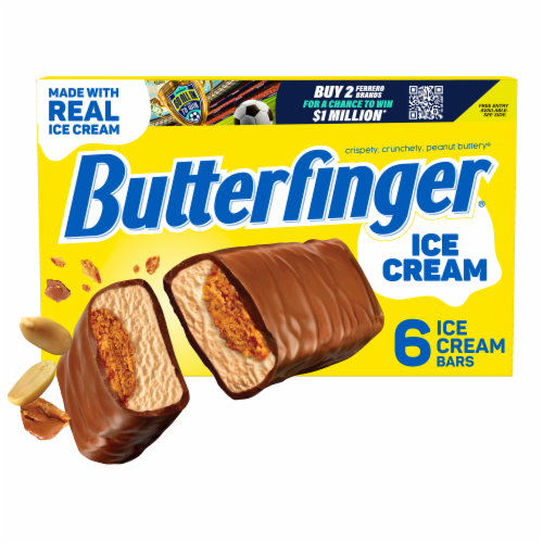 Butterfinger Ice Cream Bars