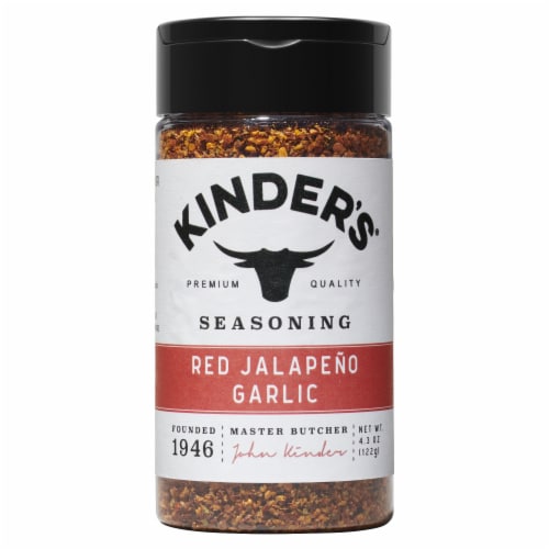 Kinder's Red Jalapeño Garlic Seasoning 4.3 oz