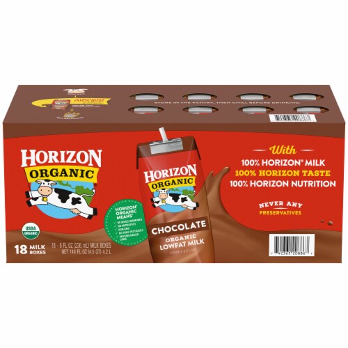 Horizon Organic ORG ASEP CHOC MILK 1% 8OZ 12 CT (Item 136990