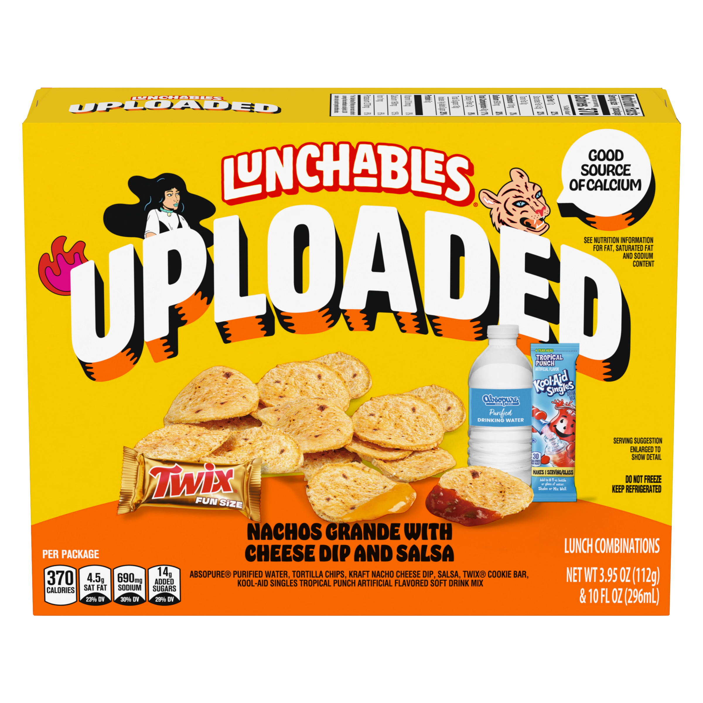 Uploaded Nachos Grande with Cheese Dip and Salsa Snack Kit