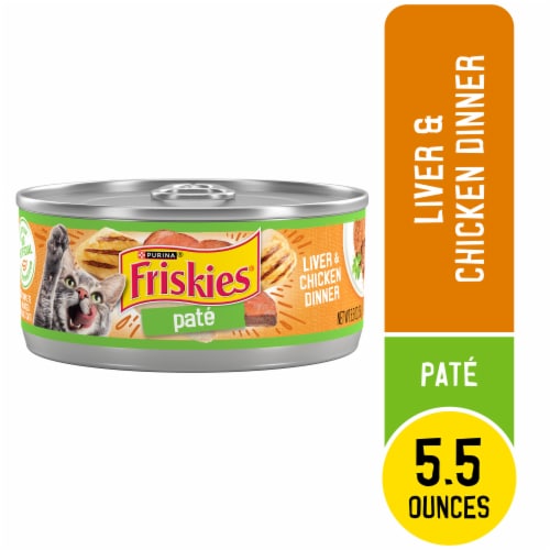 Purina Friskies Wet Cat Food Pate Liver & Chicken Dinner