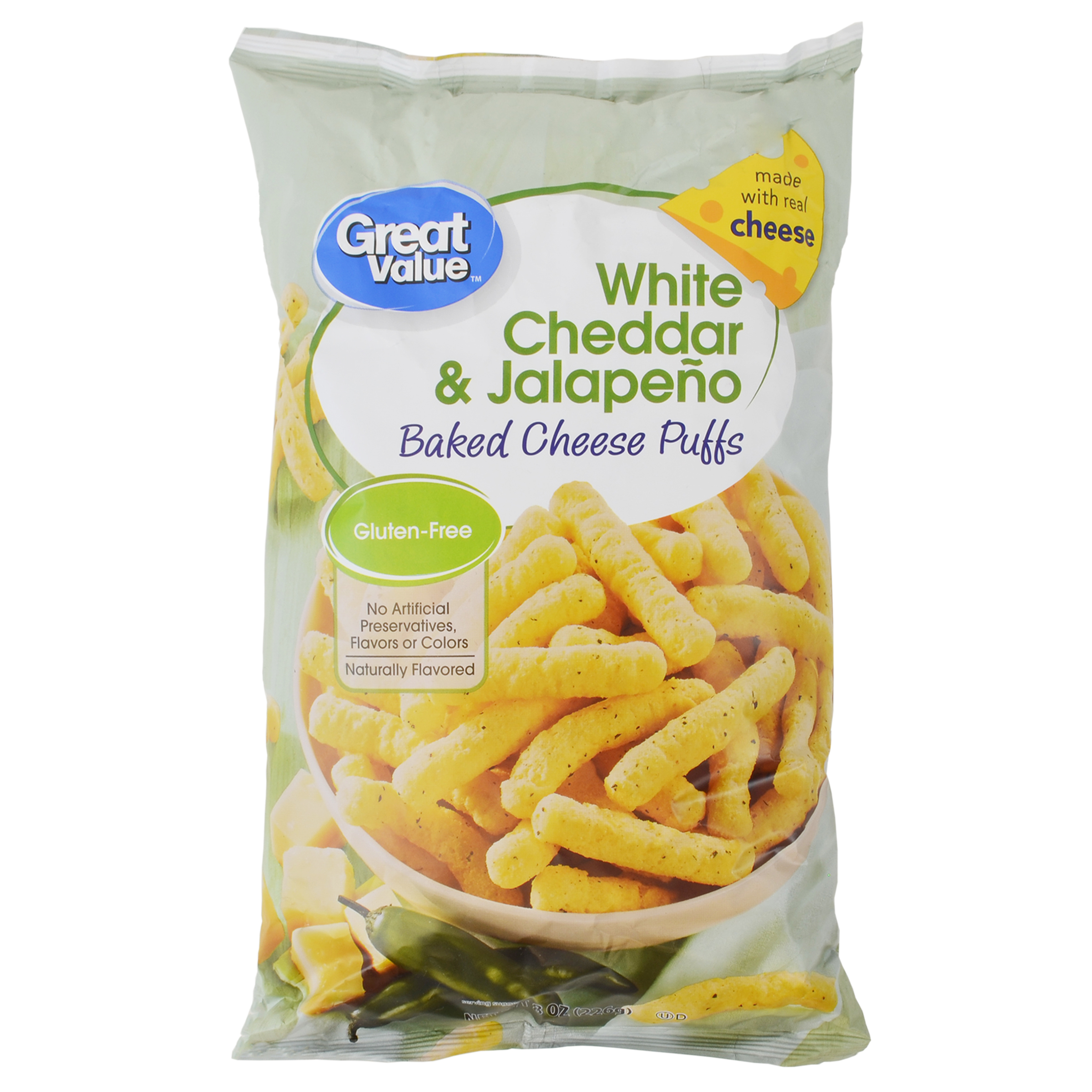 Great Value Medium Cheddar Cheese 8oz