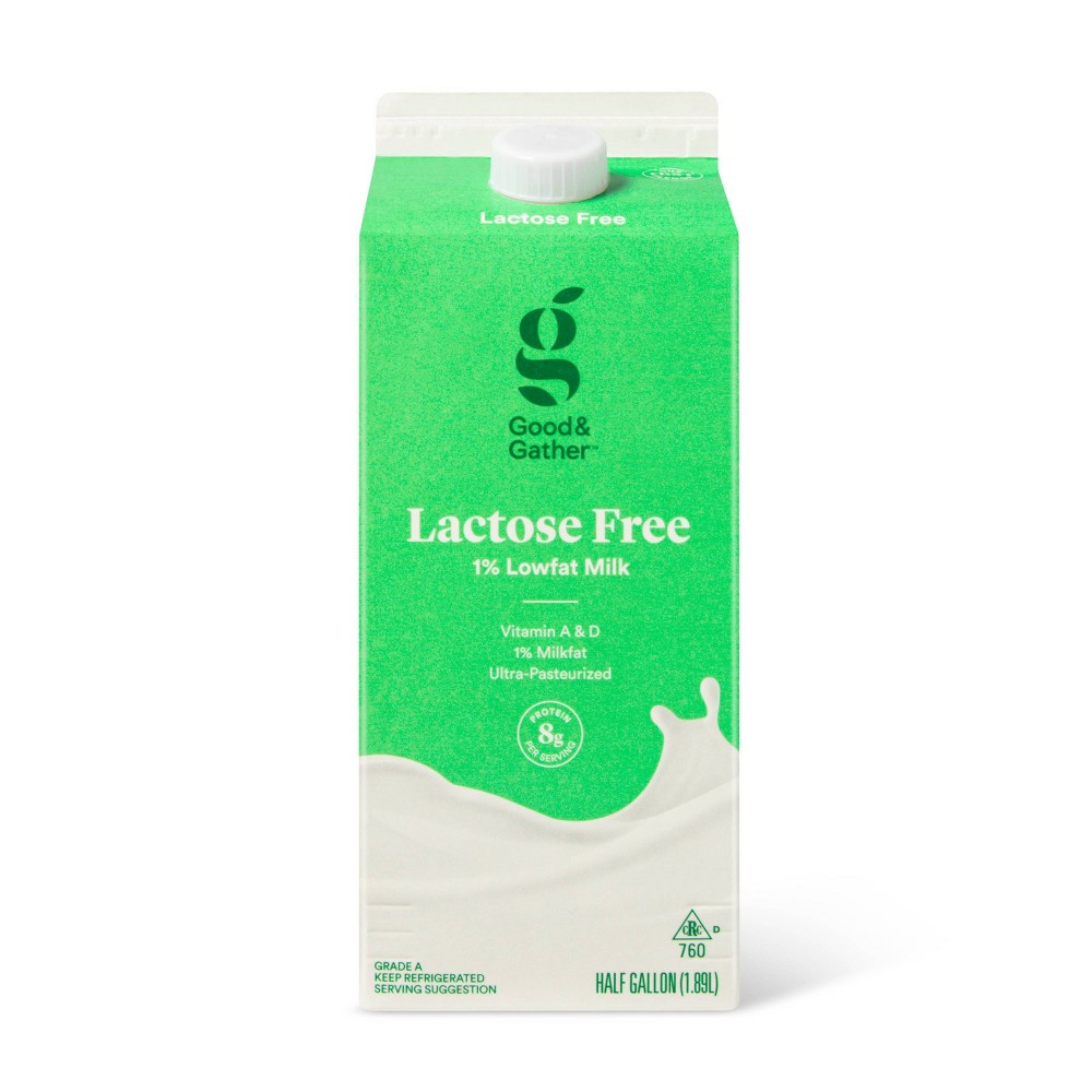 Gather and Gather lactose free 1% milk 1qt