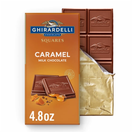 Ghirardelli Caramel Milk Chocolate Squares Bar