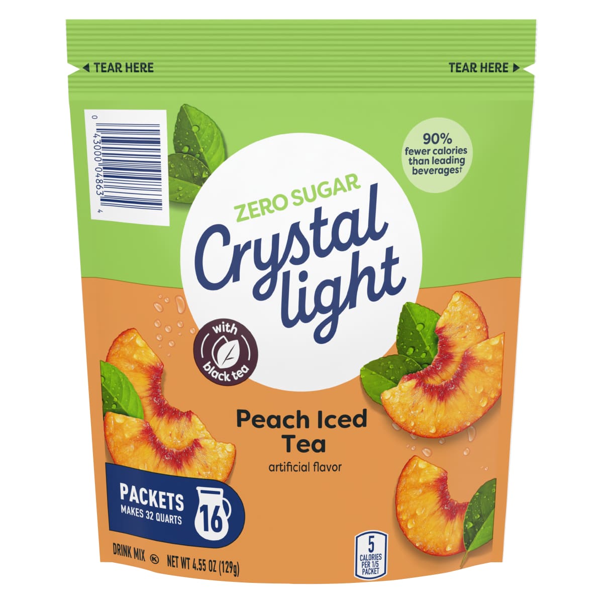 Peach Iced Tea Artificially Flavored Powdered Drink Mix