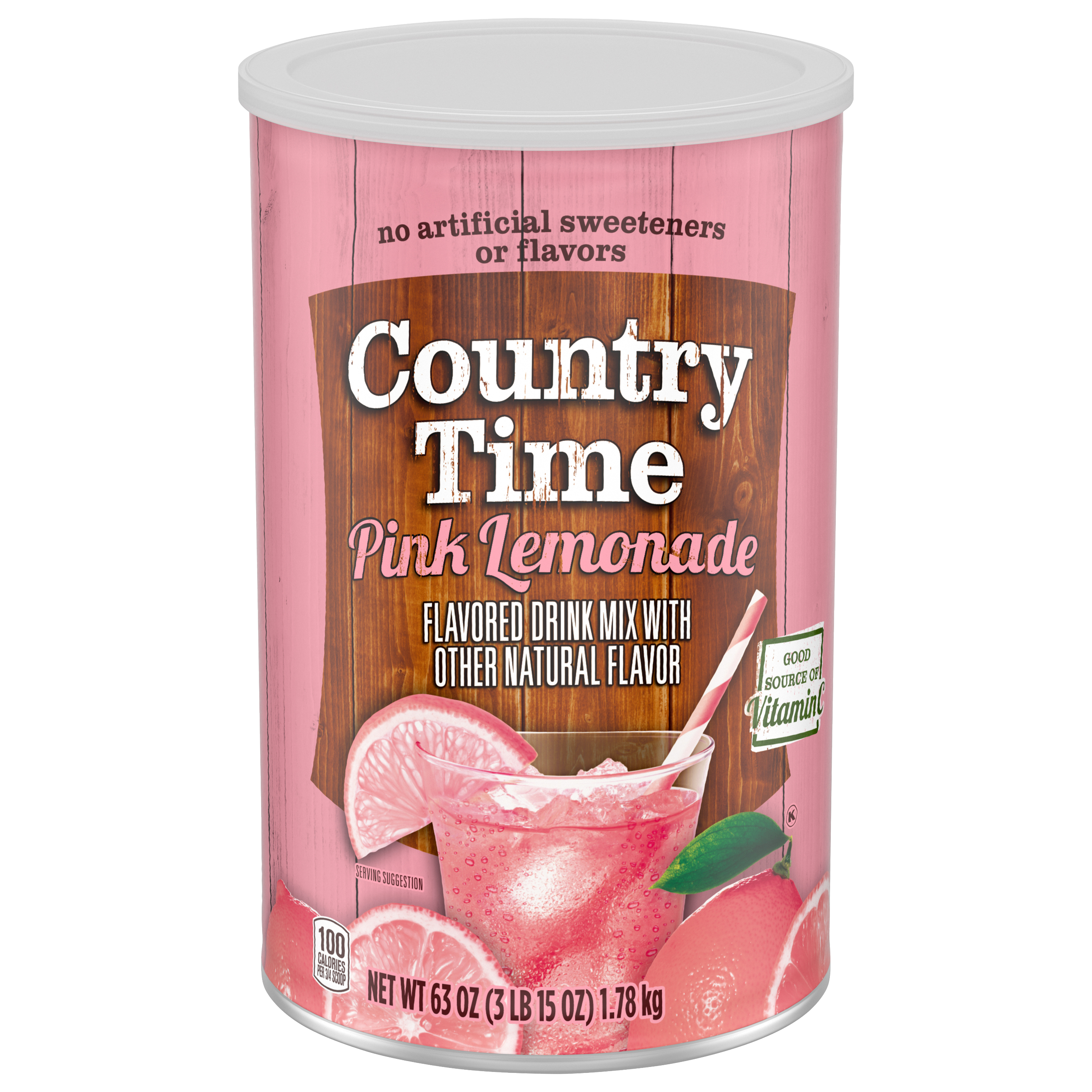Pink Lemonade Naturally Flavored Powdered Drink Mix