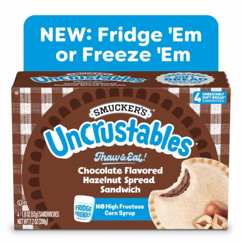 Smucker’s Uncrustables Chocolate Flavored Hazelnut Sandwiches
