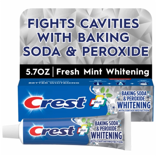 Crest Whitening Baking Soda & Peroxide Cavity & Tartar Protection Toothpaste