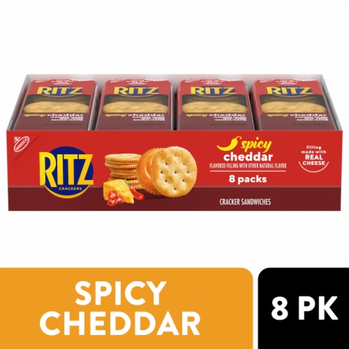 RITZ Spicy Cheddar Cheese Sandwich Crackers