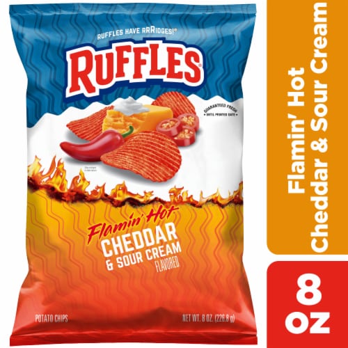 Ruffles® Flamin' Hot Cheddar & Sour Cream Potato Chips