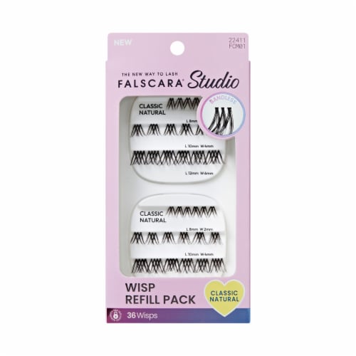 Kiss Falscara® Classic Natural Studio Wisp Refill Pack 01