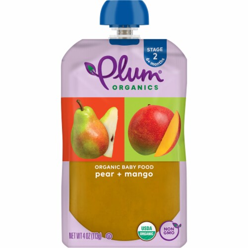 Plum Organics® Stage 2 Pear and Mango Organic Baby Food