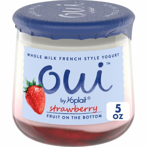 Oui™ by Yoplait™ Strawberry Whole Milk French Style Yogurt Jar