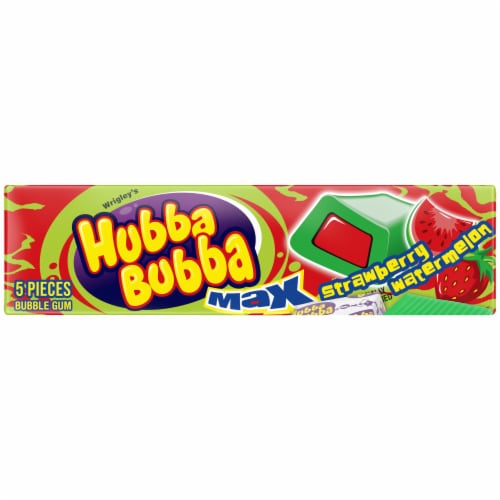 Hubba Bubba Max Strawberry Watermelon Bubble Gum Pack