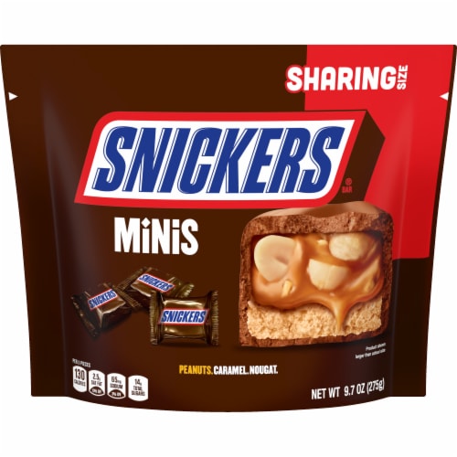 Snickers Minis Milk Chocolate Bars Sharing Size Candy Bag