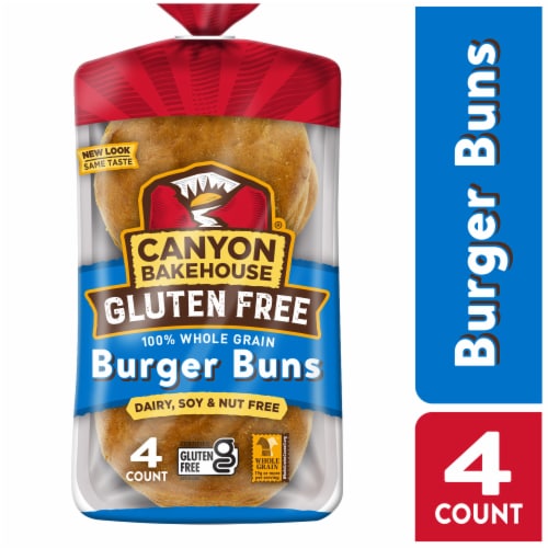 Canyon Bakehouse Gluten Free 100% Whole Grain Hamburger Buns