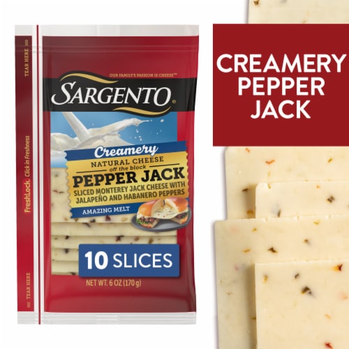 Sargento® Creamery Pepper Jack Sliced Cheese