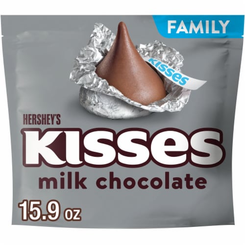 HERSHEY'S KISSES Milk Chocolate Candy Family Pack
