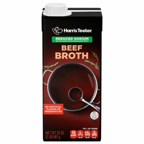 Harris Teeter™ 50% Less Sodium Beef Broth