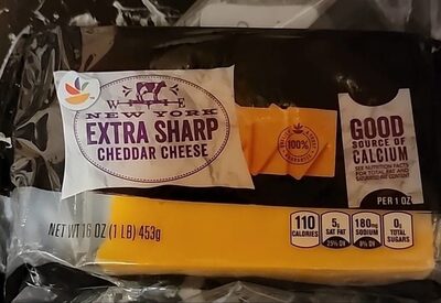 Stop & Shop NY Cheddar Xtra Shrp Chnk Cheese 16 oz