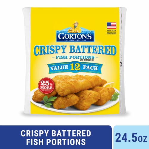 Gorton’s Crispy Battered Fish Portions Fish Fillets, Frozen