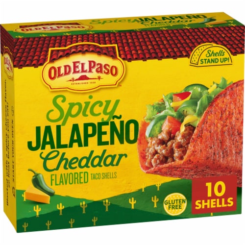 Old El Paso™ Spicy Jalapeno Cheddar Flavored Stand 'N Stuff™ Taco Shells