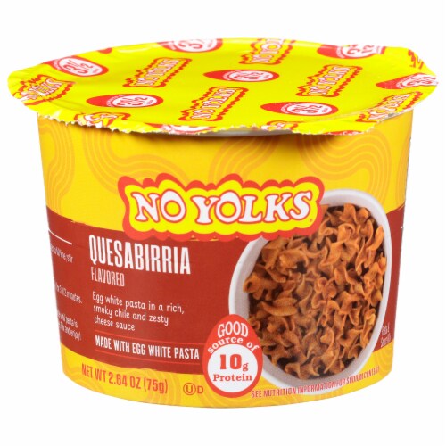 No Yolks® Quesabirria Flavored Egg White Pasta Cup