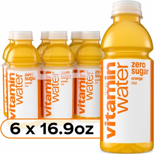 vitaminwater® Zero Sugar Rise Orange Flavored Water Beverage Bottles