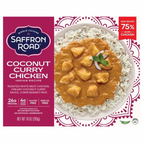 Saffron Road® Coconut Curry Chicken Gluten-Free Indian Frozen Dinner