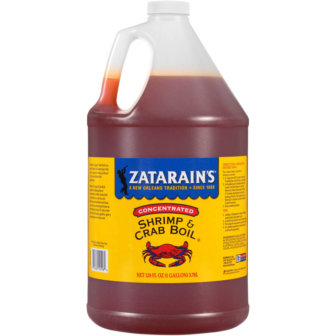 Zatarain's Concentrated Shrimp & Crab Boil, 1.0 gal