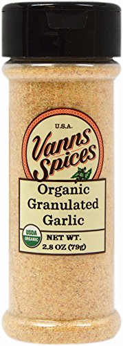 Vanns Organic Granulated Garlic-3.6 Granules