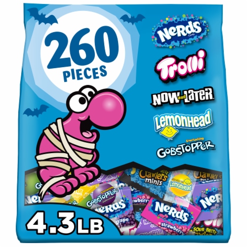 Nerds Classic Fun Halloween Trick-or-Treat Variety Bag, 260 ct, 68.8 oz