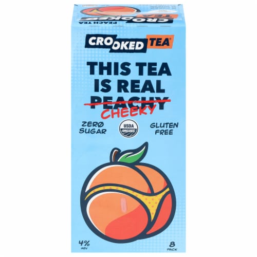 Crooked Tea® Cheeky Peach Tea