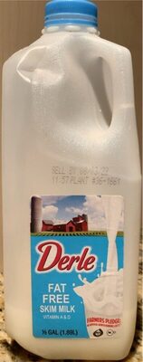 Derle Hygrade Fat Free Milk 64 oz
