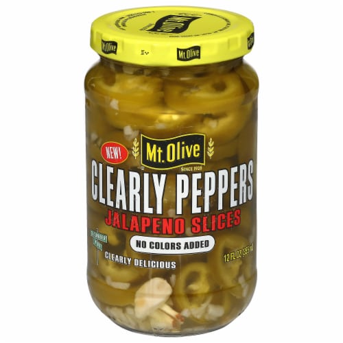 Mt. Olive Clearly Peppers Jalapeno Slices Pickles 12 fl oz