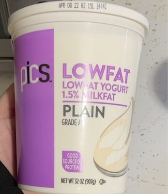 PICS by PC Lowfat Plain Yogurt