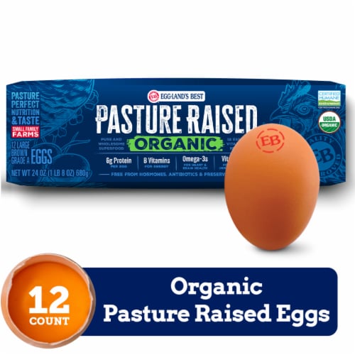 Eggland's Best Pasture Raised Organic Large Brown Eggs