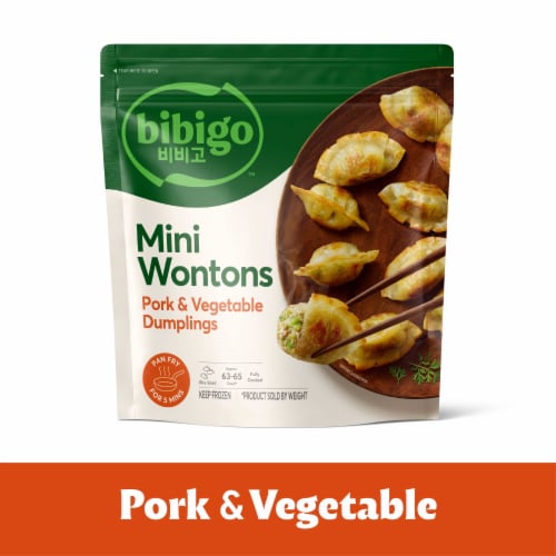 Bibigo Frozen Mini Wontons Pork & Vegetable Dumplings