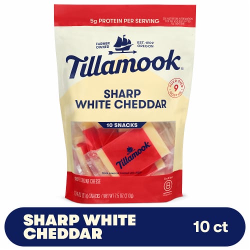 Tillamook® Sharp White Cheddar Snack Cheese
