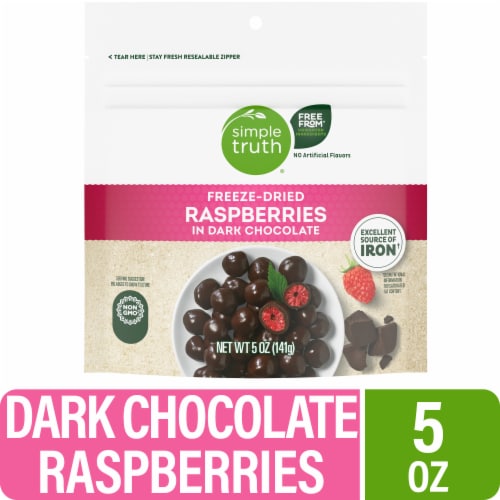Simple Truth® Freeze-Dried Raspberries in Dark Chocolate