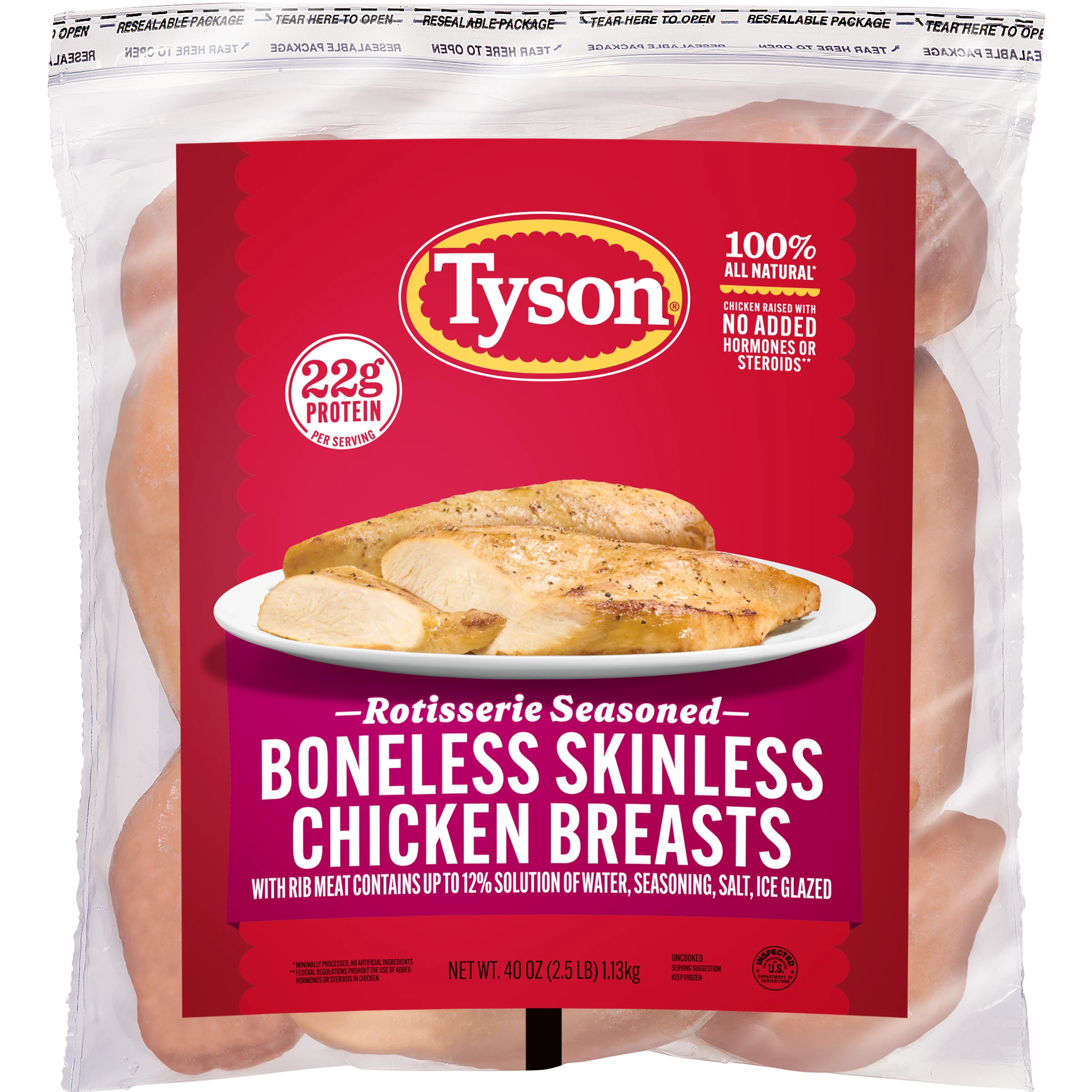 Tyson Rotisserie Seasoned Chicken Breasts