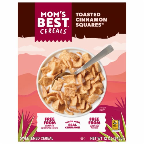 Mom’s Best Toasted Cinnamon Squares® Whole Grain Cereal