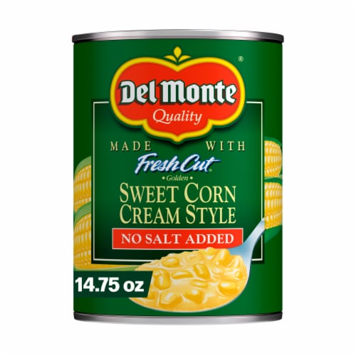 Del Monte No Salt Added Golden Sweet Corn Cream Style