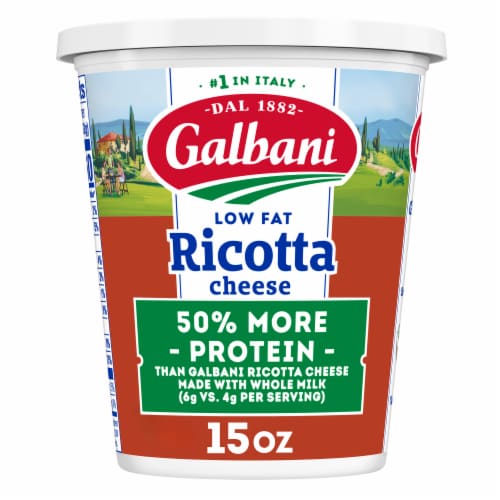 Galbani Low Fat More Protein Ricotta Cheese, 15 oz
