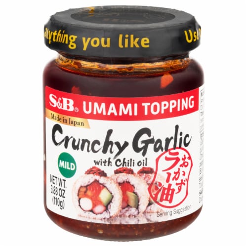 S&B® Crunchy Garlic Topping with Chili Oil Umami Topping