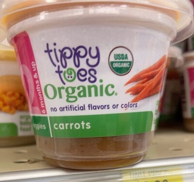 Tippy Toes Organix Carrots Cup 4oz