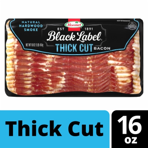 HORMEL BLACK LABEL Bacon, Thick Cut, 16 oz.