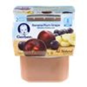 Gerber Banana Plum Grape 2pack 4oz each